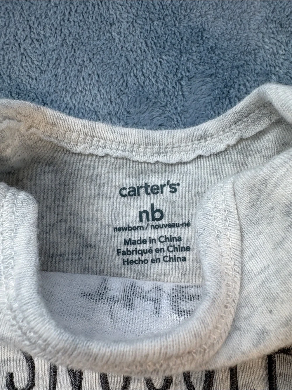H&M Gray & Sage Baby Bodysuit Trio